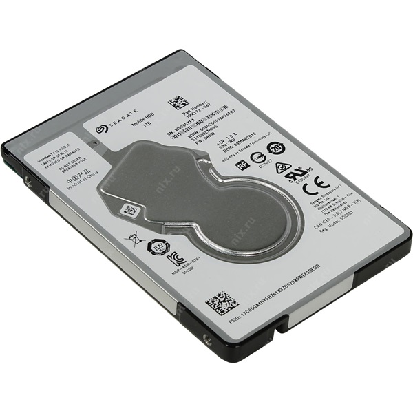 Seagate 1TB 5400rpm SATA-600 2,5" 128MB 7mm Momentus Thin ST1000LM035