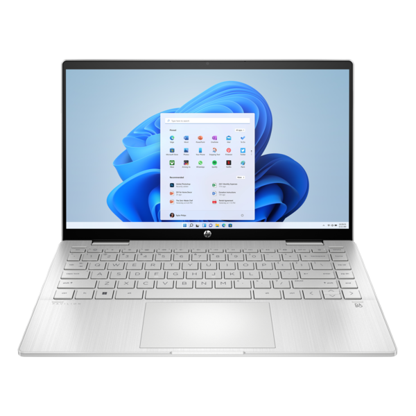 HP Pavilion x360 14-ek2001nh 14" FHD IPS 300cd Touch Core 5-120U 1.4GHz 16GB  512GB SSD  Win 11 Notebook  Ezüst
