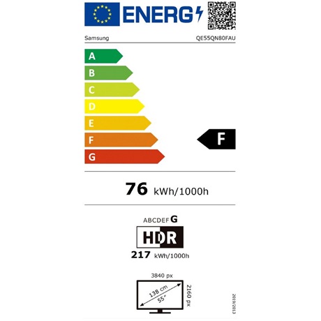 Samsung QE55QN80FAUXXH UHD SMART NEO QLED  MINI LED TECHNOLÓGIÁVAL Televízió