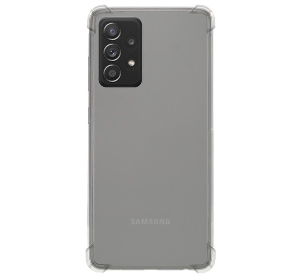 Szilikon telefonvédő (közepesen ütésálló, légpárnás sarok) ÁTLÁTSZÓ [Samsung Galaxy A52s 5G (SM-A528)]