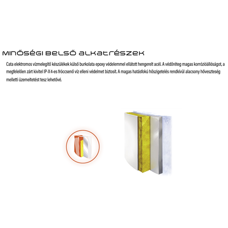 Cata CTRS-50 SLIM FORRÓVÍZTÁROLÓ