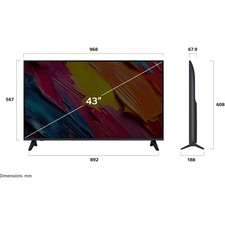 Lg 43QNED70A6A UHD QNED SMART TV