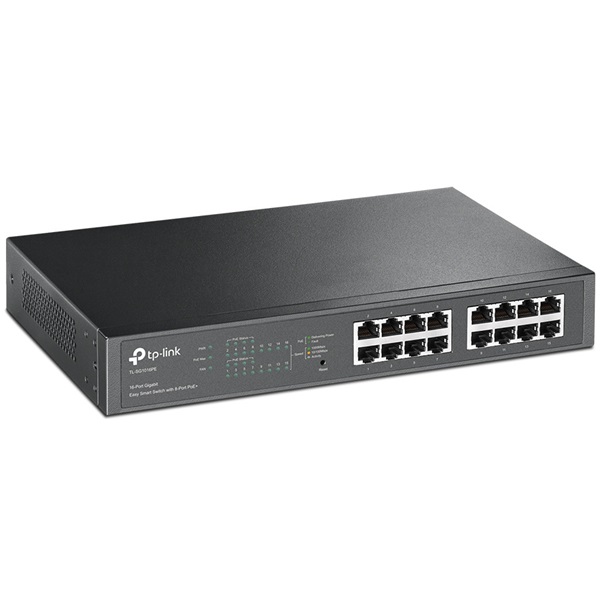 TP-Link TL-SG1016PE 10/100/1000 16 portos Poe + fémházas switch TP-Link TL-SG1016PE 10/100/1000 16 portos Poe + fémházas switch