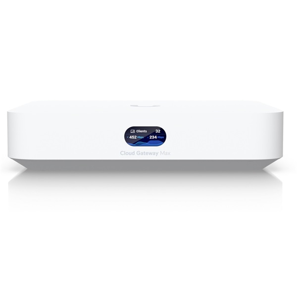 Ubiquiti UniFi UCG-Max 4x2.5 GbE LAN 1x2.5 Multi-Gigabit WAN port Security Cloud Gateway router Ubiquiti UniFi UCG-Max 4x2.5 GbE LAN 1x2.5 Multi-Gigabit WAN port Security Cloud Gateway router