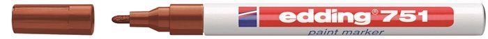 EDDING "751" lakkmarker 1-2 mm barna (TED7515) EDDING "751" lakkmarker 1-2 mm barna (TED7515)