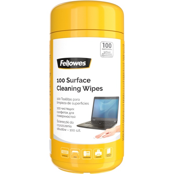 Fellowes Tisztítókendő általános felületre 100db (9971518)