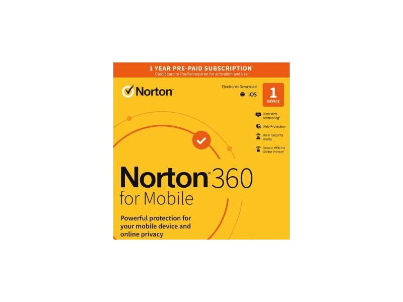 NortonLifeLock Norton 360 for Mobile 1 felhasználó 1 eszköz 1 év dobozos vírusirtó szoftver (21426914) NortonLifeLock Norton 360 for Mobile 1 felhasználó 1 eszköz 1 év dobozos vírusirtó szoftver (21426914)