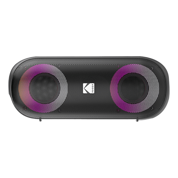 Kodak   2x10W teljesítmény  7.4V/2000mAh akkumulátor  ipx6 fokozottan vízálló Hordozható hangfal