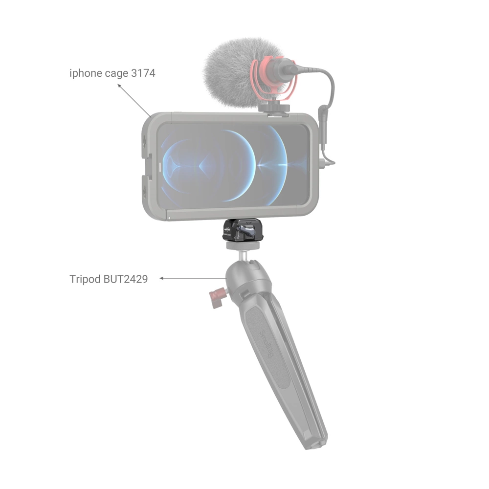 SMALLRIG Drop-in HawkLock Universal mini Quick Release Plate and Clamp  