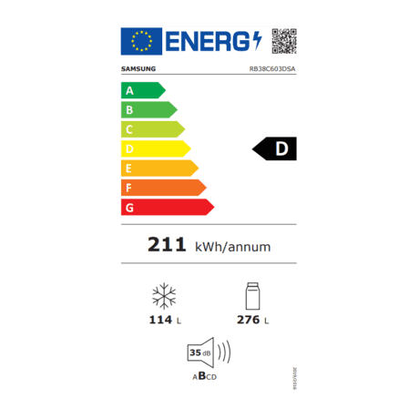 Samsung RB38C603DSA/EF HŰTŐ ALULFAGYASZTÓS
