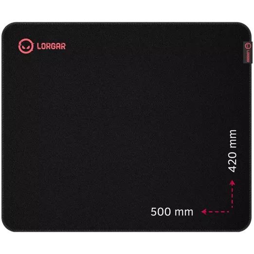 Lorgar LRG-GMP325 Main 325 Gaming egérpad fekete-piros Lorgar LRG-GMP325 Main 325 Gaming egérpad fekete-piros