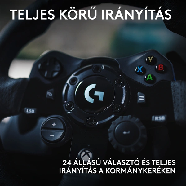 Logitech G923 TrueForce szimulátor-versenykormány Xbox/PC fekete (941-000158)