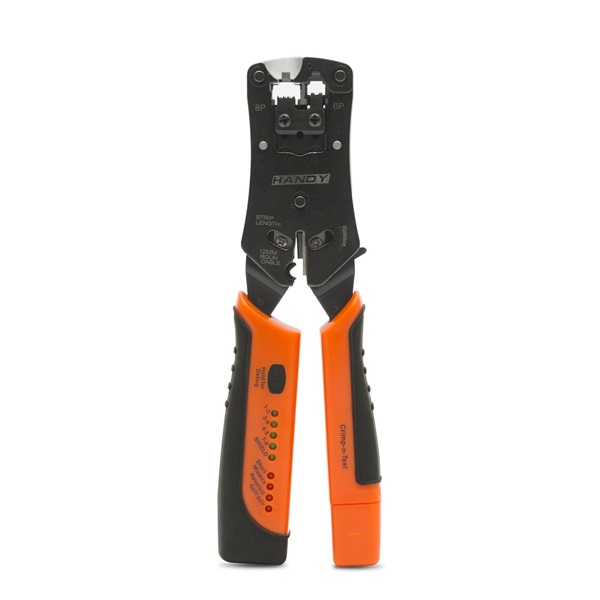 Handy krimpelő, 6P, 8P racsnis, kábelteszter (10178) Handy krimpelő, 6P, 8P racsnis, kábelteszter (10178)