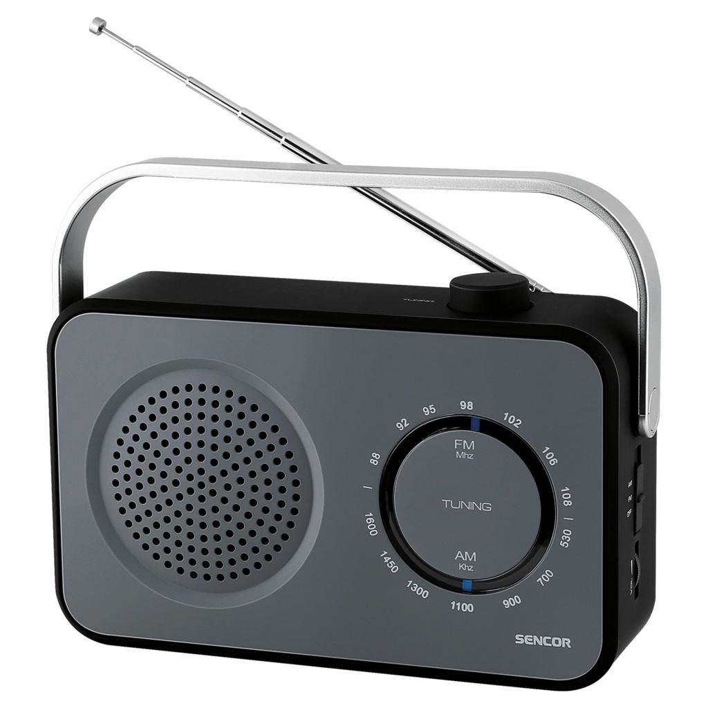 Sencor SRD 2100 B hordozható FM / AM rádió fekete-szürke Sencor SRD 2100 B hordozható FM / AM rádió fekete-szürke