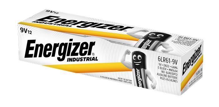 Energizer Alkaline Power Industrial Elem 9V 12 db (E000191207) Energizer Alkaline Power Industrial Elem 9V 12 db (E000191207)