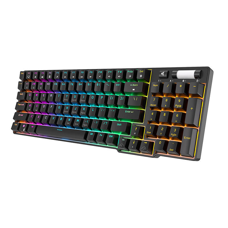 Mechanical keyboard Royal Kludge RK96 RGB, Brown switch (black)