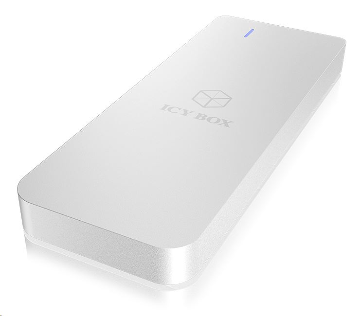 RaidSonic ICY BOX IB-188M2 külső M.2 SATA SSD ház ezüst