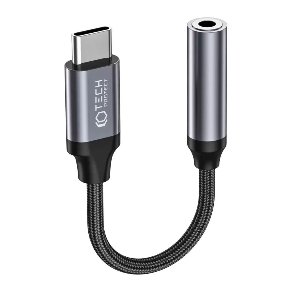 Tech-Protect Ultraboost USB-C - jack kábel fekete (127805) Tech-Protect Ultraboost USB-C - jack kábel fekete (127805)