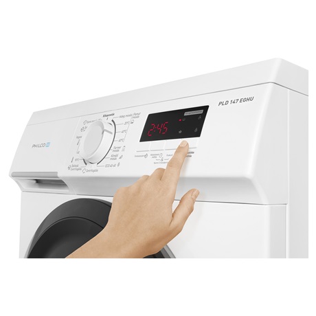 Philco PLD 147 EGHU Elöltöltős keskeny mosógép – 7 kg, 1400 ford./perc, E Energiaosztály 