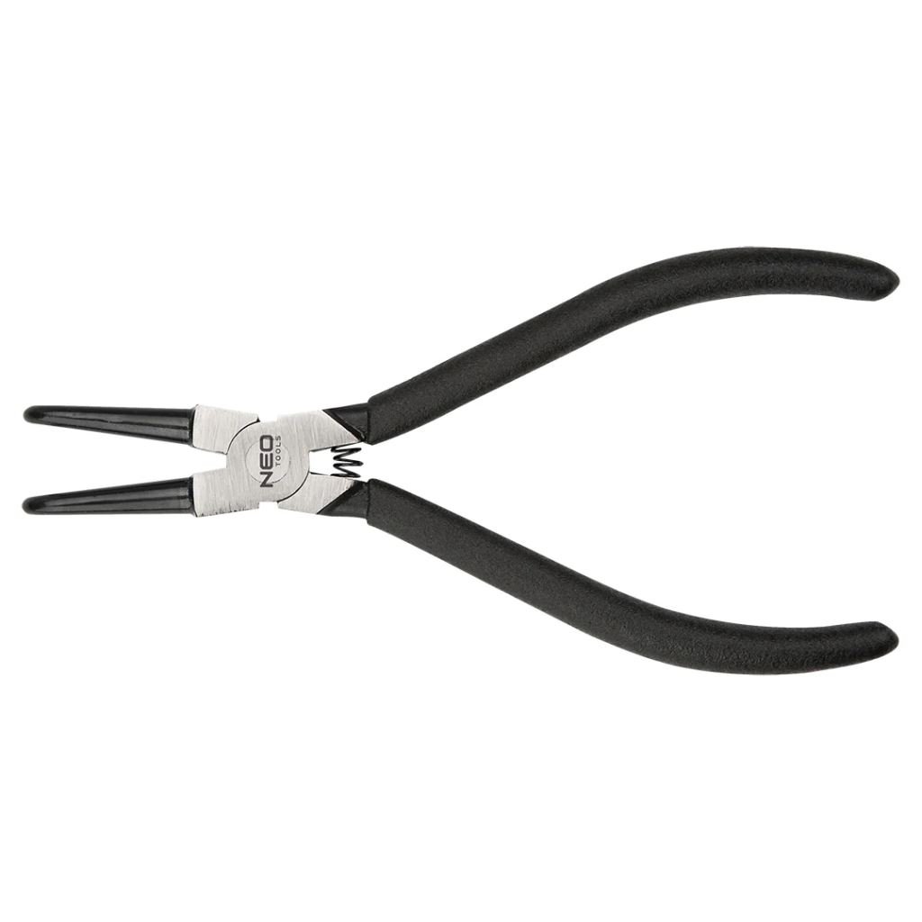 NEO Tools zégergyűrű fogó 145mm, belső, hajlított, CrMo, 10 - 25mm, csúcs diameter 1,5 - 2,0mm (01-092)