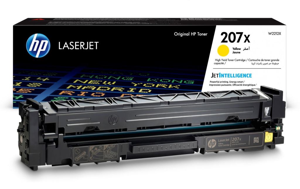 HP 207X nagy kapacitású LaserJet tonerkazetta sárga (W2212X) HP 207X nagy kapacitású LaserJet tonerkazetta sárga (W2212X)