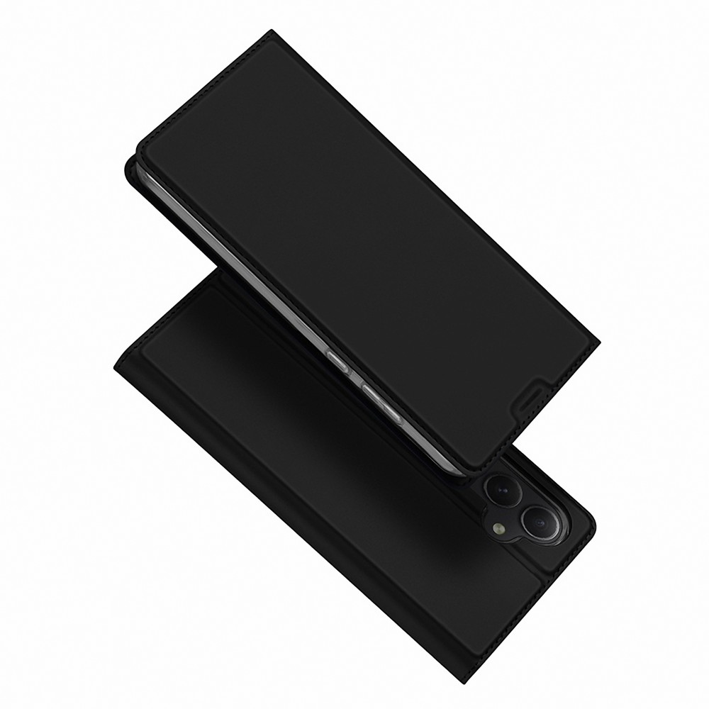 Samsung Galaxy S25 Plus oldalra nyíló tok, Fekete