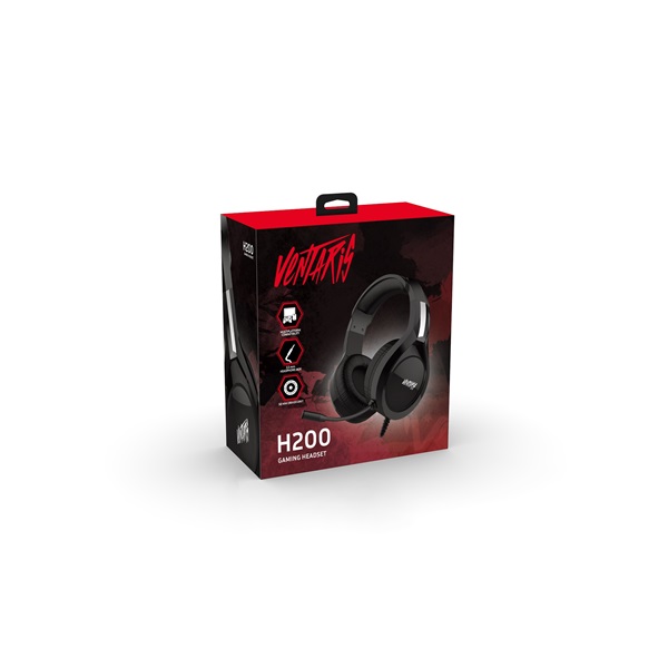 Ventaris H200 PS4 gamer headset fekete