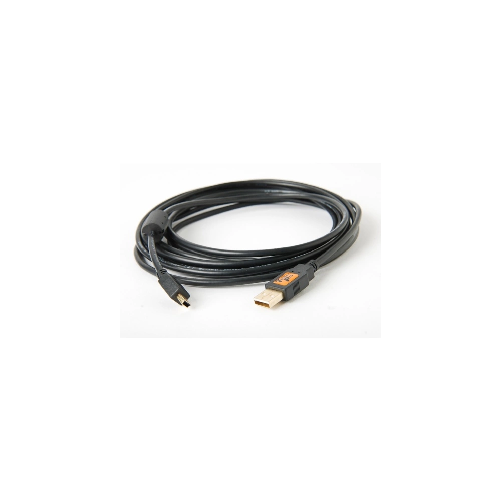 TETHER TOOLS TetherPro USB 2.0 Male to Mini-B 5 pin 15 Fekete TETHER TOOLS TetherPro USB 2.0 Male to Mini-B 5 pin 15 Fekete