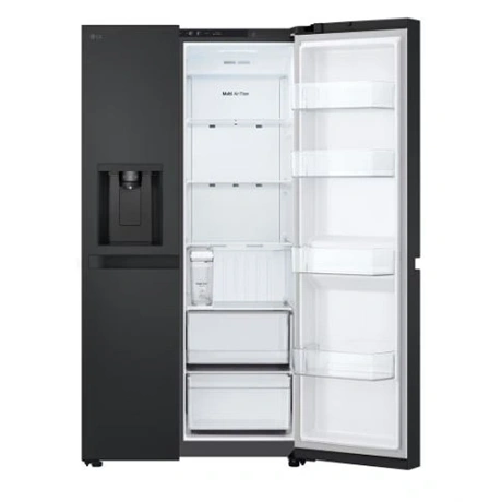Lg GSLC41EPPE Side by Side hűtőszekrény Fekete - E energiaosztály