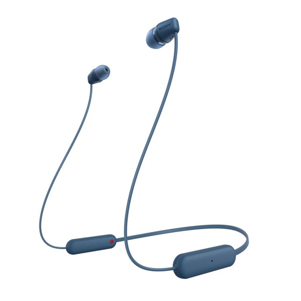Sony WI-C100 Bluetooth mikrofonos fülhallgató kék (WIC100L.CE7) Sony WI-C100 Bluetooth mikrofonos fülhallgató kék (WIC100L.CE7)