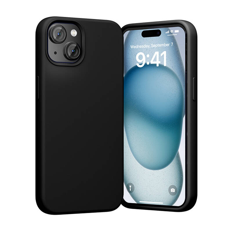 Vention KUFB0-10 szilikon tok iPhone 15 készülékhez (fekete) Vention KUFB0-10 szilikon tok iPhone 15 készülékhez (fekete)