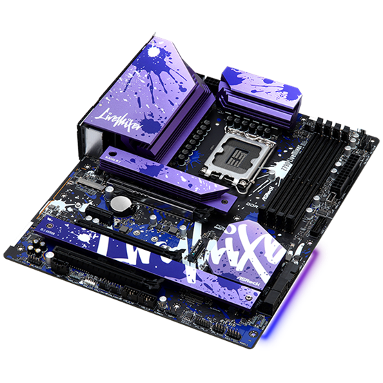 AL ASRock s1700 Z790 LIVEMIXER Alaplap