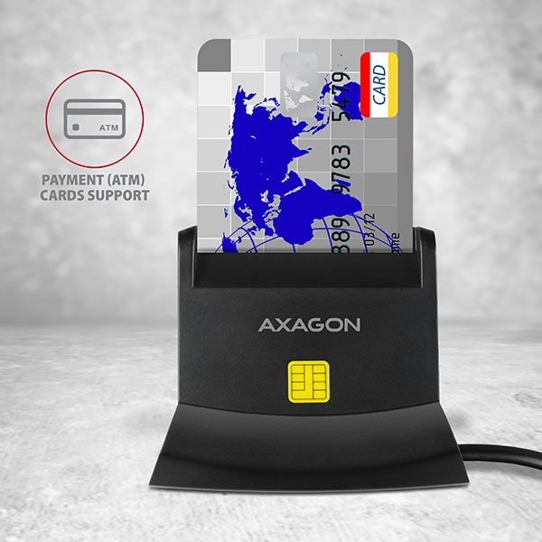 Axagon Smart Card olvasó (CRE-SM2)