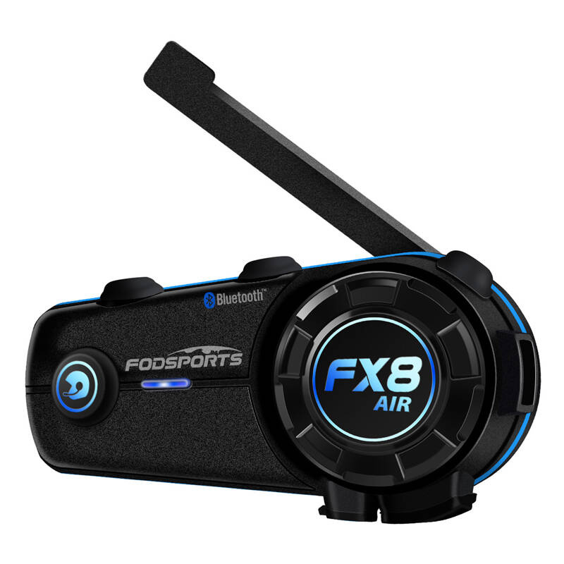 Fodsports FX8 Air motorkerékpár intercom két darabos csomag Fekete 