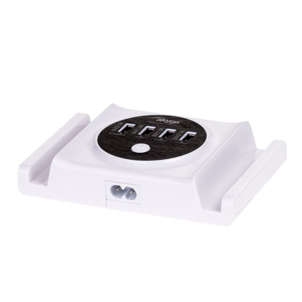 Akyga univerzális tablet adapter 4xUSB aljzattal (30W/6A)  (AK-TB-05)
