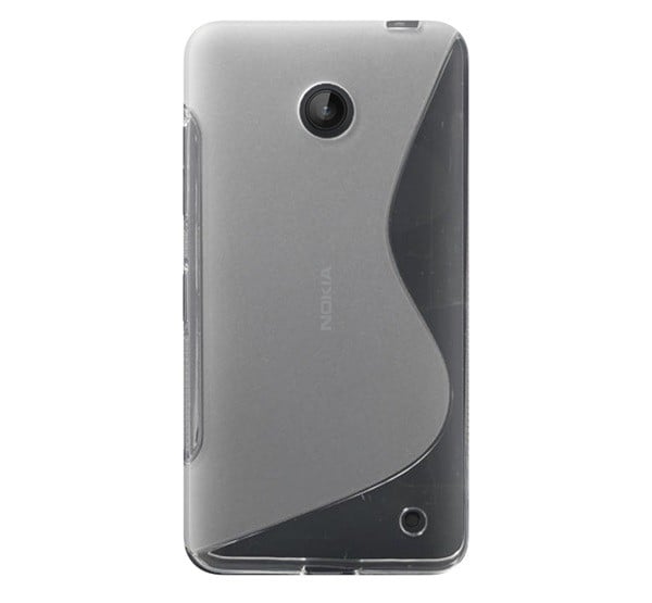 Szilikon telefonvédő (S-line) ÁTLÁTSZÓ [Nokia Lumia 635]