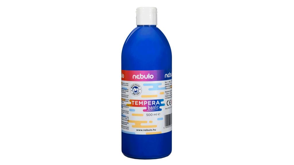 Nebulo folyékony állagú temperafesték 500ml kék (NTF-500-KE) Nebulo folyékony állagú temperafesték 500ml kék (NTF-500-KE)