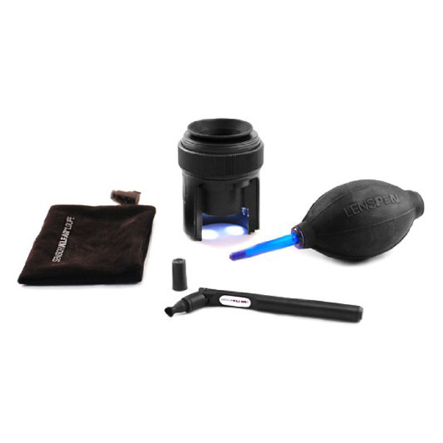 Lenspen New szenzortisztító Loupe NASA Kit (nagyító + pumpa + tisztító + tok)