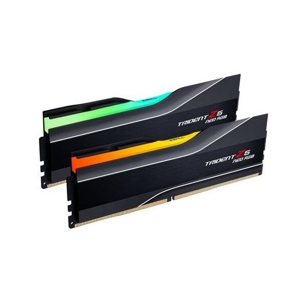 G.SKILL DDR5 32GB 6400Mhz CL32 DIMM 1.40V, Trident Z5 Neo RGB AMD EXPO (Kit of 2) Memória G.SKILL DDR5 32GB 6400Mhz CL32 DIMM 1.40V, Trident Z5 Neo RGB AMD EXPO (Kit of 2) Memória