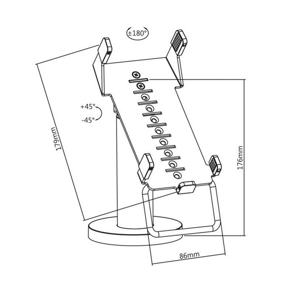 SBOX PTM-05 dönthető  forgatható W029769 POS tartó konzol 