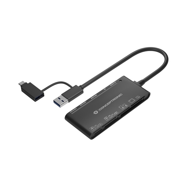 Conceptronic BIAN03B 7in1 Kártyaolvasó Fekete Conceptronic BIAN03B 7in1 Kártyaolvasó Fekete