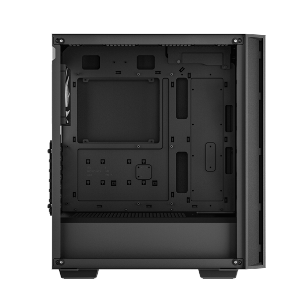 DeepCool MATREXX55 MESH V4 C  fekete  ablakos  3x14cm + 1x12cm A-RGB venti Számítógépház  