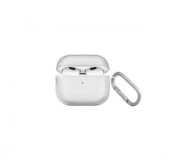 Uniq Glase Apple AirPods (3. generáció 2021) átlátszó tok fülkampóval (UNIQ-AIRPODS(2021)-GLSCLR)