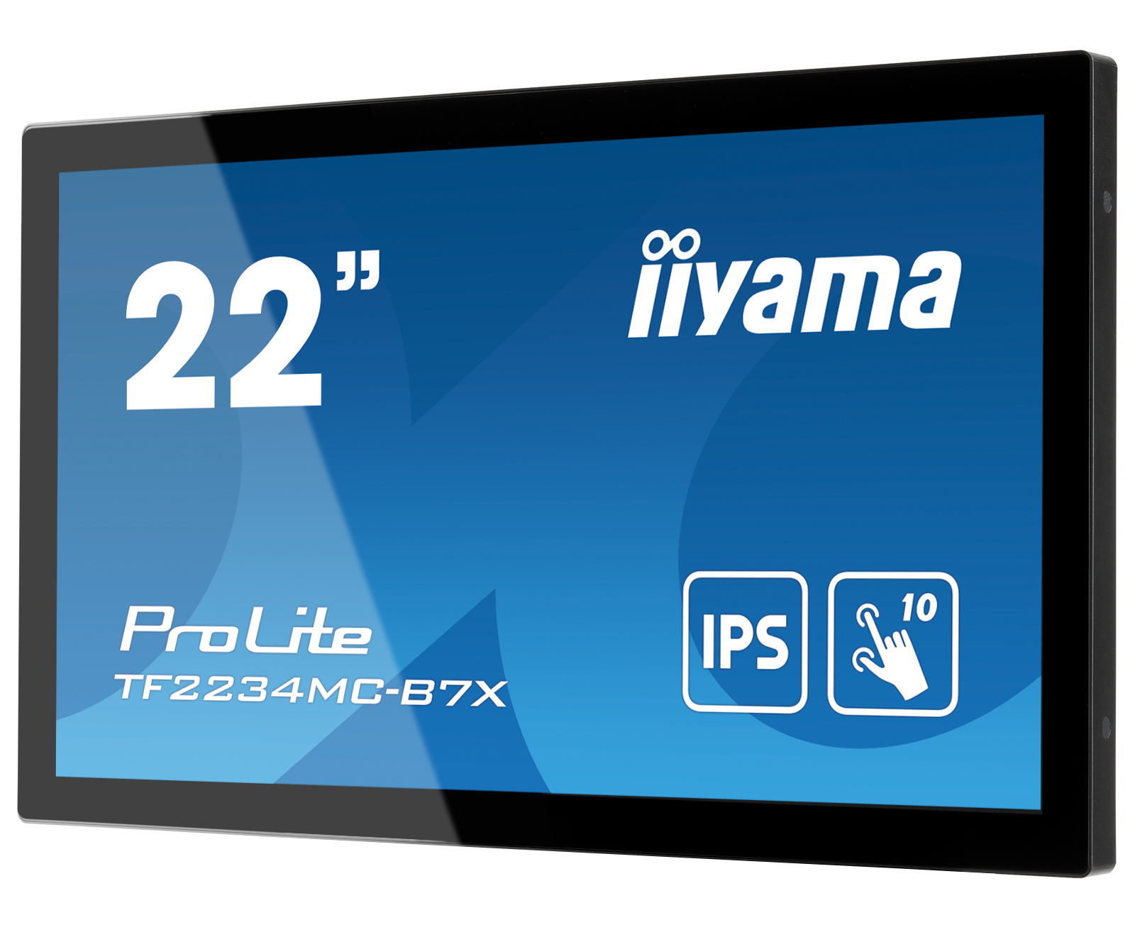 iiyama 21,5" ProLite TF2234MC-B7X IPS LED Monitor - 1920x1080, Full HD, Érintőképernyő, Fekete