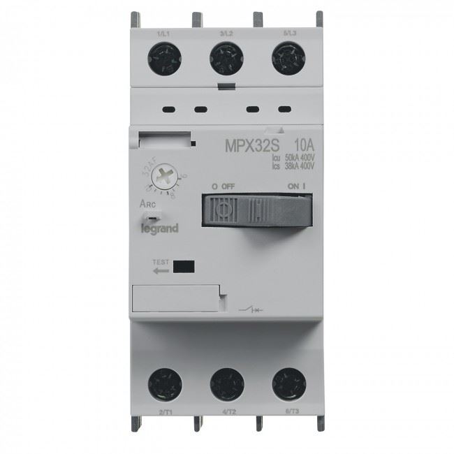 Legrand MPX3 TM 6-10A 3P 32S motorvédő kismegszakító (417310)