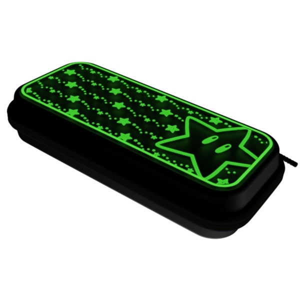 PDP Plus Glow Nintendo Switch/Lite/OLED Super Star Glow in the Dark utazótok