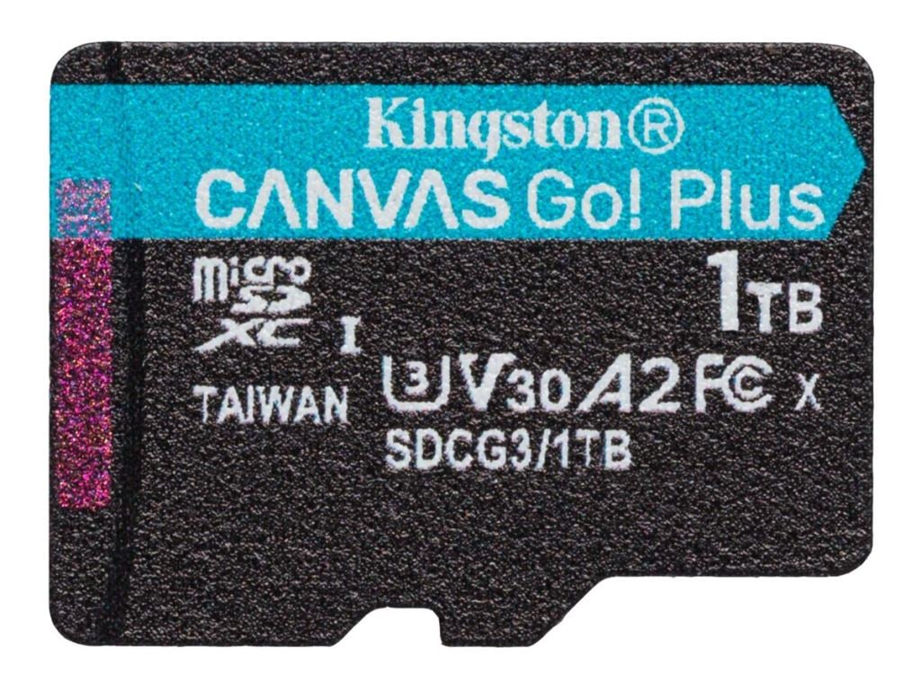 Kingston SDCG3/1TBSP 1TB microSDXC Canvas Go! Plus UHS-I U3 V30 A2 Kingston SDCG3/1TBSP 1TB microSDXC Canvas Go! Plus UHS-I U3 V30 A2