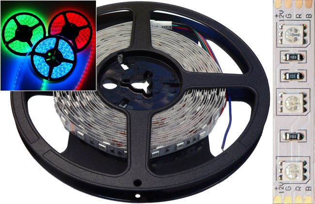 Sunwor 5050-60D RGB Dupla LED szalag 5 m (114423) Sunwor 5050-60D RGB Dupla LED szalag 5 m (114423)