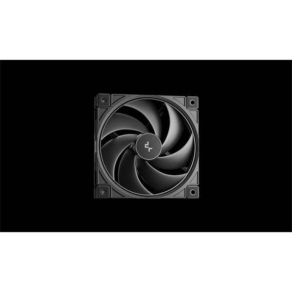 DeepCool  SPARTACUS 360 max 32,23dB  max. 135,73 m3/h  3x12cm  LED kijelző CPU Water Cooler  Fekete