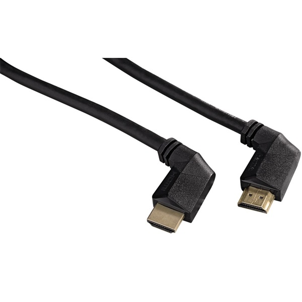 Hama 122116 TL High Speed HDMI kábel ethernettel 90°-ban elfordított 3m